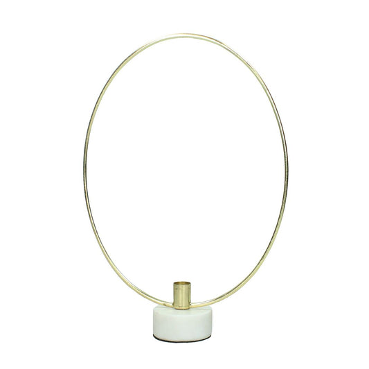 Κηροπήγιο ArteLibre Χρυσό Μέταλλο 28x8x30cm - Hippiehome.gr