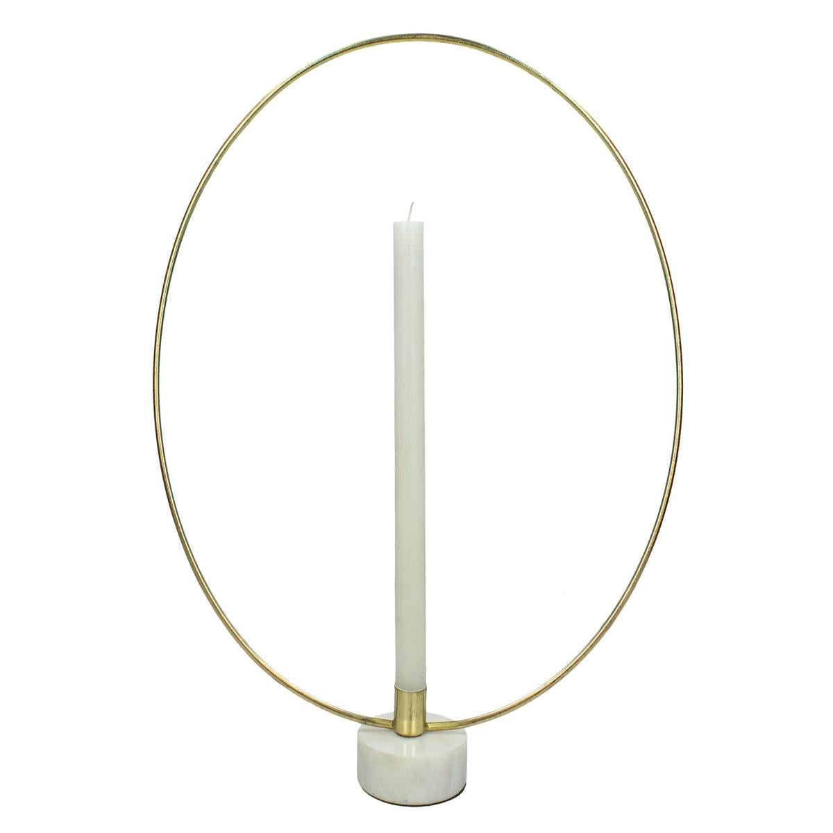 Κηροπήγιο ArteLibre Χρυσό Μέταλλο 38x8x40cm - Hippiehome.gr