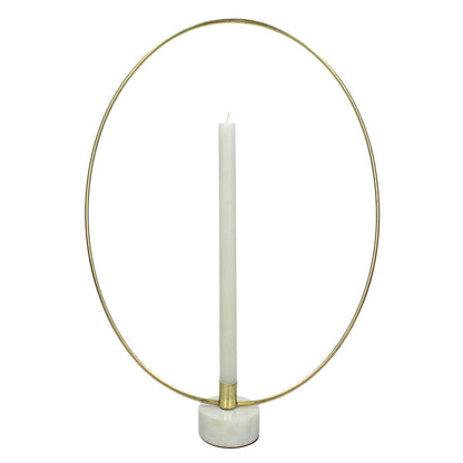 Κηροπήγιο ArteLibre Χρυσό Μέταλλο 38x8x40cm - Hippiehome.gr