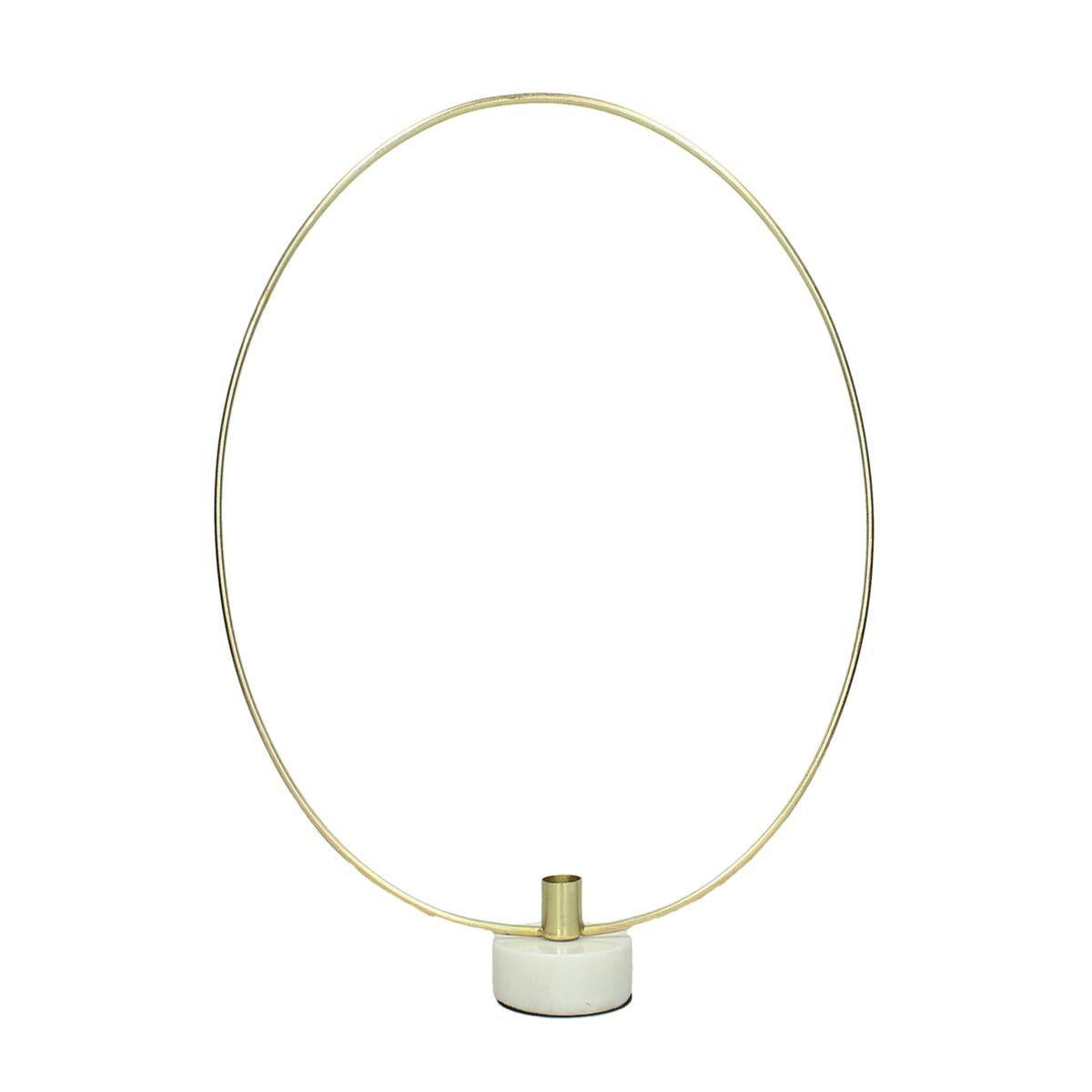 Κηροπήγιο ArteLibre Χρυσό Μέταλλο 38x8x40cm - Hippiehome.gr