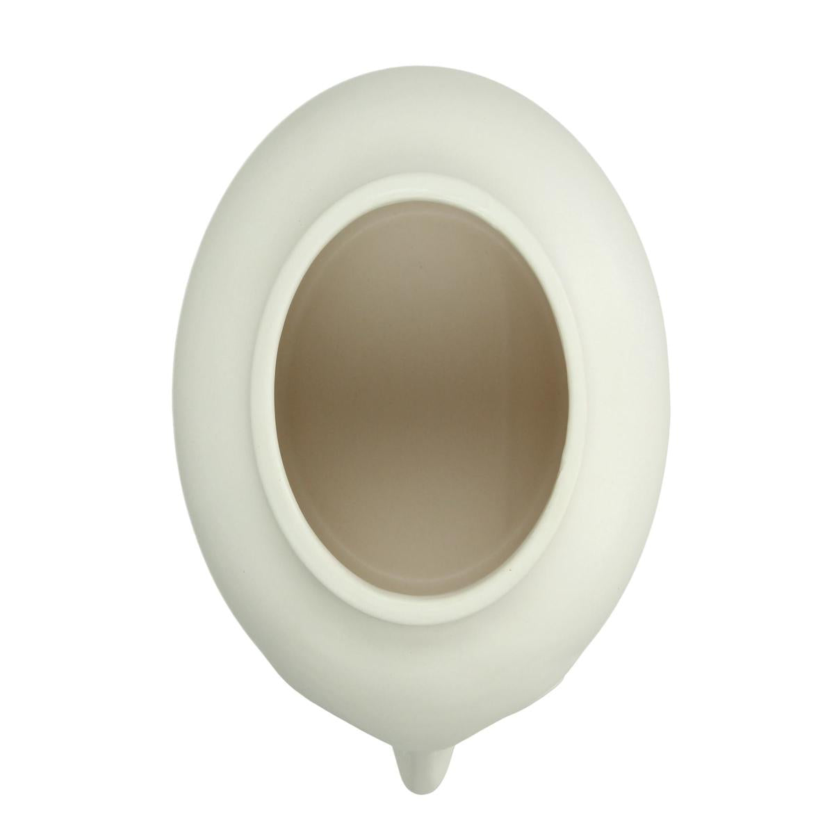 Βάζο ArteLibre Λευκό Κεραμικό 14.6x13x14.8cm - Hippiehome.gr