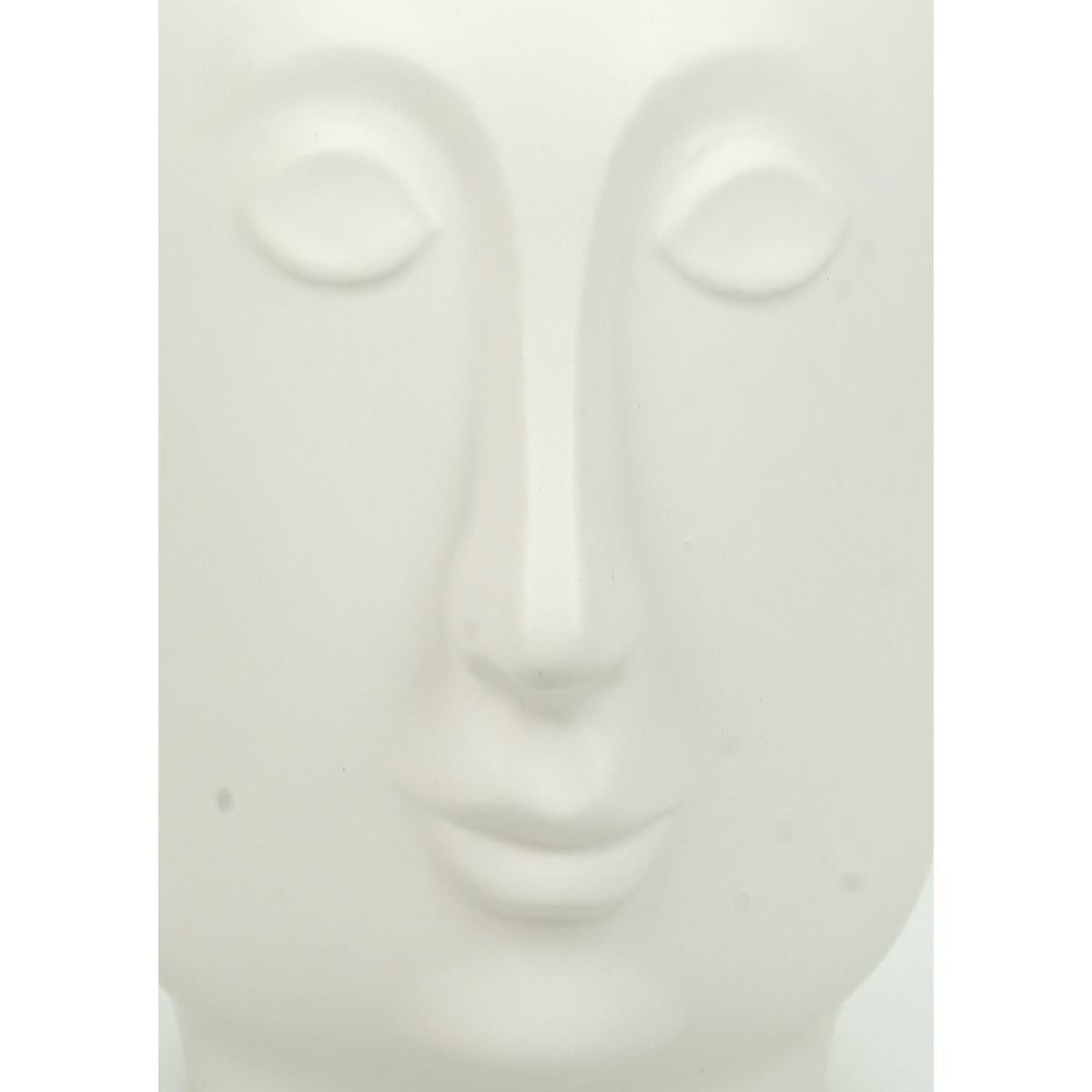 Βάζο ArteLibre Λευκό Κεραμικό 14.6x13x14.8cm - Hippiehome.gr