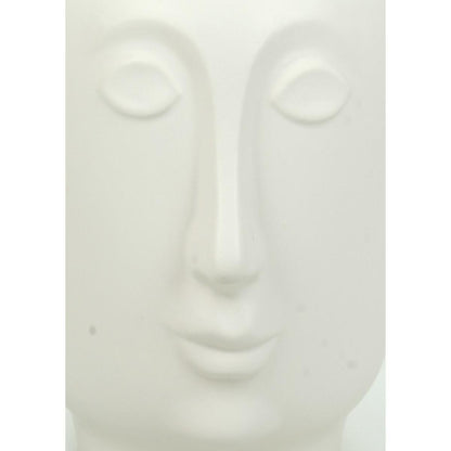 Βάζο ArteLibre Λευκό Κεραμικό 14.6x13x14.8cm - Hippiehome.gr