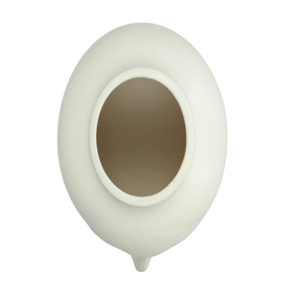 Βάζο ArteLibre Λευκό Κεραμικό 17.6x16x18.6cm - Hippiehome.gr