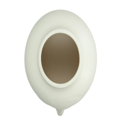 Βάζο ArteLibre Λευκό Κεραμικό 17.6x16x18.6cm - Hippiehome.gr