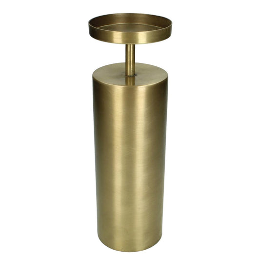 Κηροπήγιο ArteLibre Χρυσό Μέταλλο 10.5x10.5x32.5cm - Hippiehome.gr
