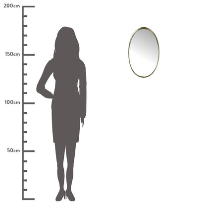 Καθρέπτης ArteLibre Χρυσό Μέταλλο 30x4x50.5cm - Hippiehome.gr