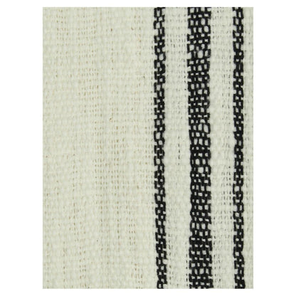 Ριχτάρι ArteLibre Ριγέ Μαύρο Βαμβακερό 130x170cm - Hippiehome.gr