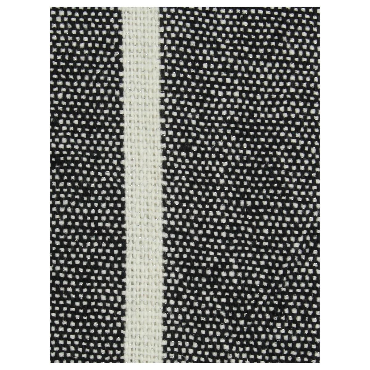 Ριχτάρι ArteLibre Ριγέ Μαύρο Βαμβακερό 130x170cm - Hippiehome.gr