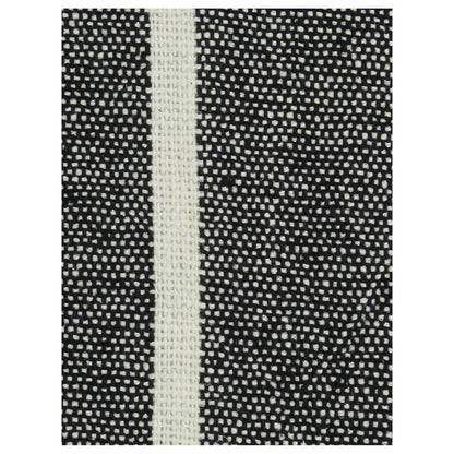 Ριχτάρι ArteLibre Ριγέ Μαύρο Βαμβακερό 130x170cm - Hippiehome.gr