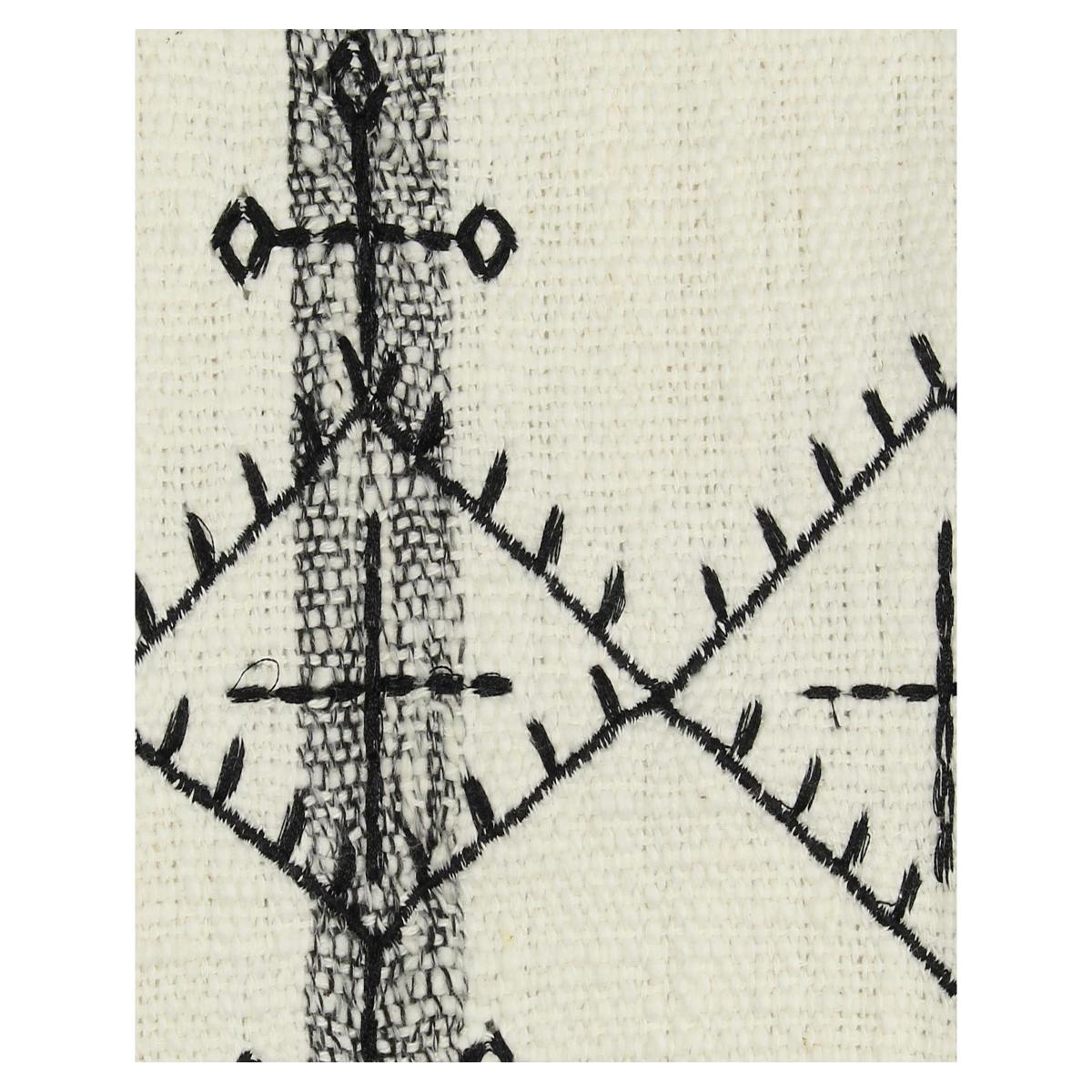 Ριχτάρι ArteLibre Ριγέ Μαύρο Βαμβακερό 130x170cm - Hippiehome.gr