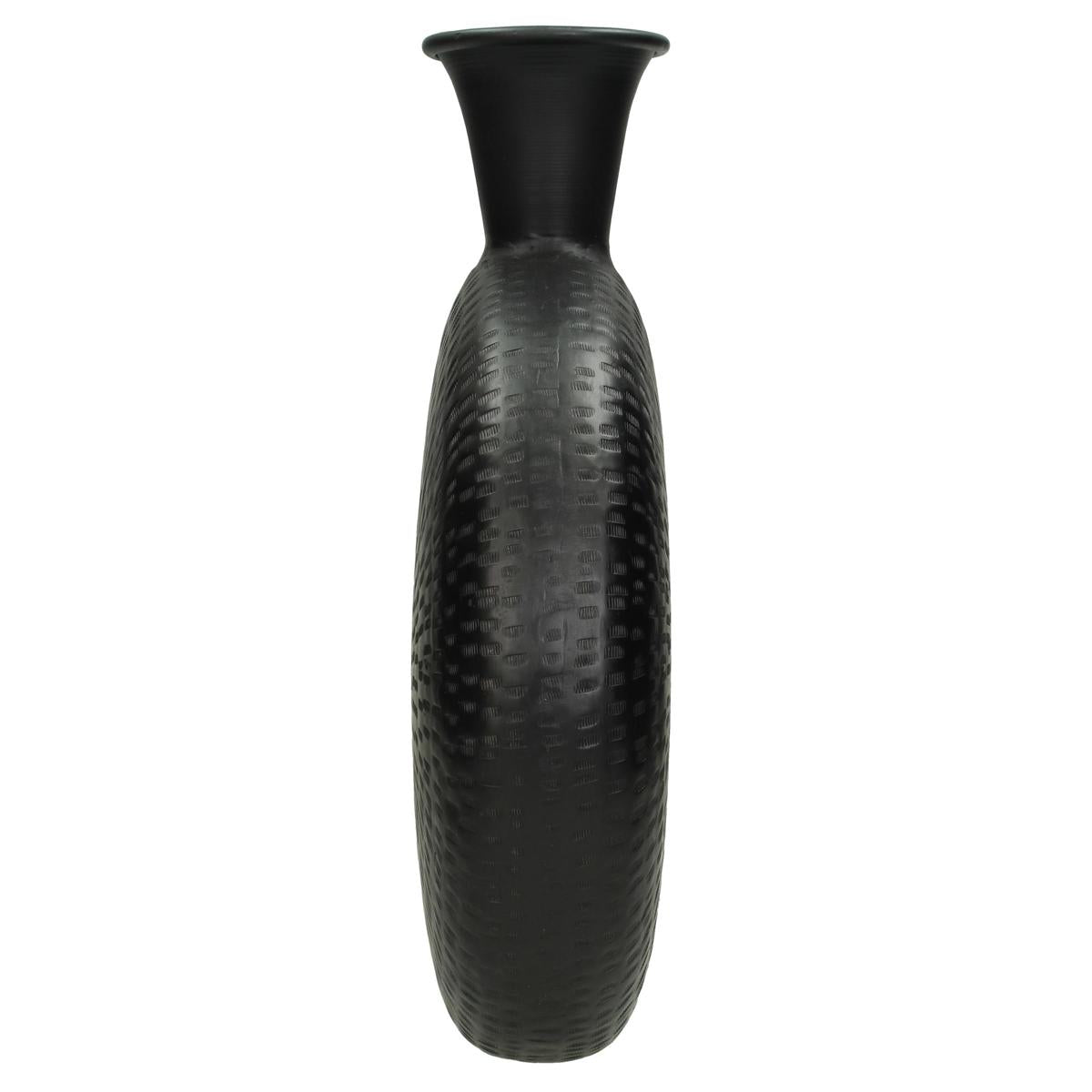 Βάζο ArteLibre Μαύρο Μέταλλο 29x11x36cm - Hippiehome.gr