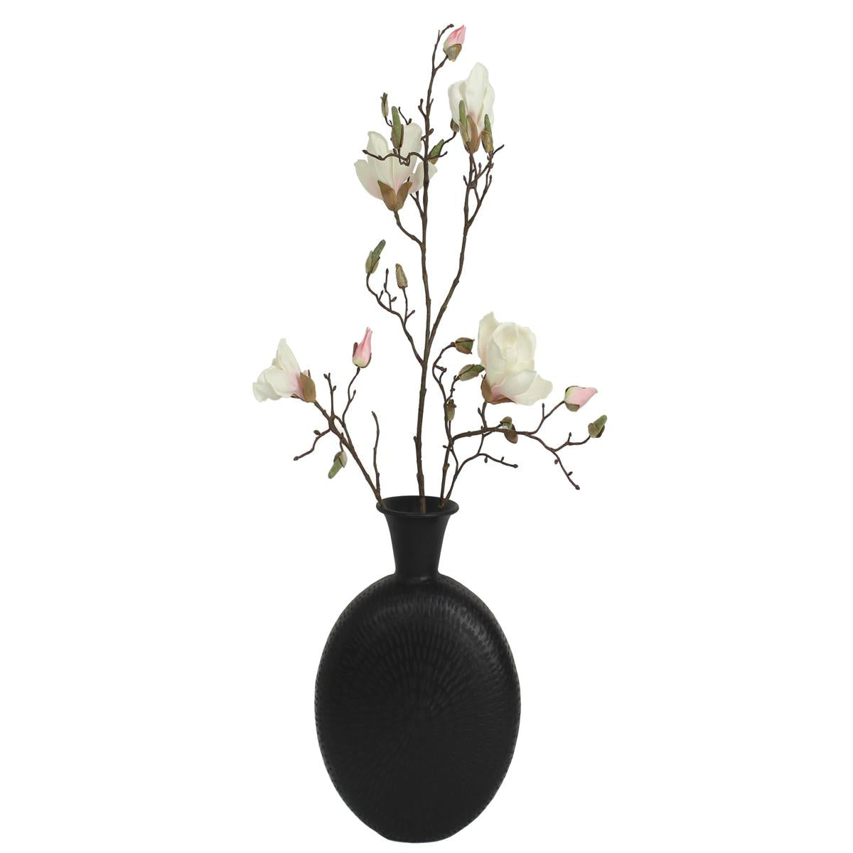 Βάζο ArteLibre Μαύρο Μέταλλο 29x11x36cm - Hippiehome.gr