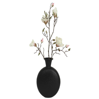 Βάζο ArteLibre Μαύρο Μέταλλο 29x11x36cm - Hippiehome.gr