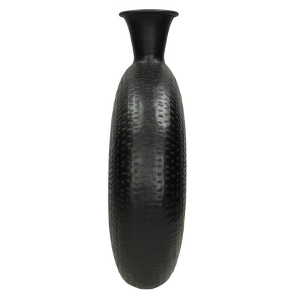 Βάζο ArteLibre Μαύρο Μέταλλο 34x12x41cm - Hippiehome.gr