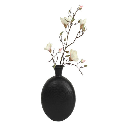 Βάζο ArteLibre Μαύρο Μέταλλο 34x12x41cm - Hippiehome.gr