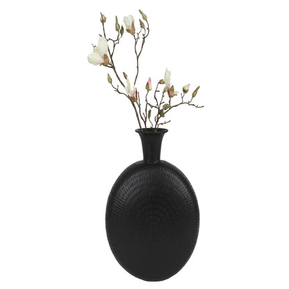 Βάζο ArteLibre Μαύρο Μέταλλο 39x14x47cm - Hippiehome.gr