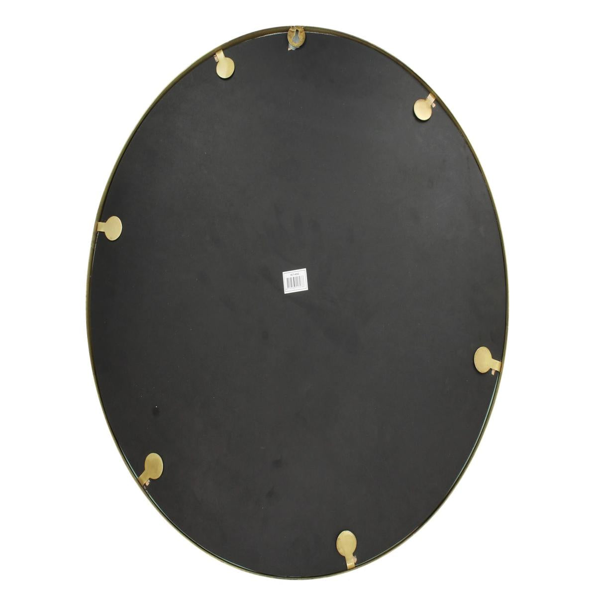 Καθρέπτης ArteLibre Χρυσό Μέταλλο 60x2.5x60cm - Hippiehome.gr