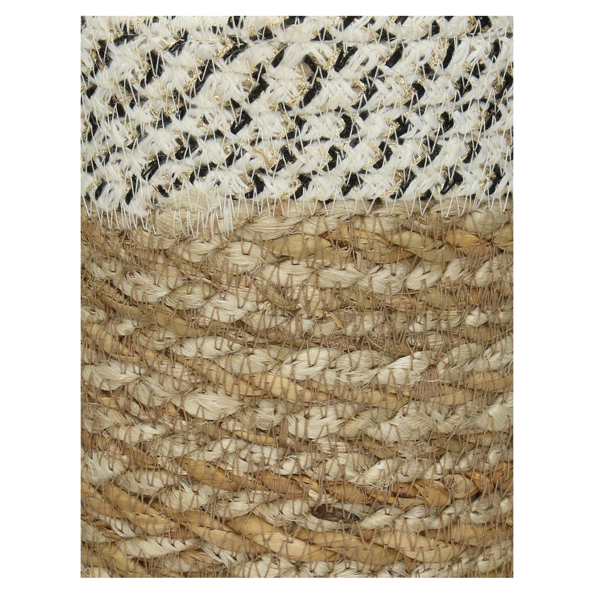 Καλάθι ArteLibre Φύλλο Hogla Φυσικό 20x20x20cm Σετ 3Τμχ - Hippiehome.gr