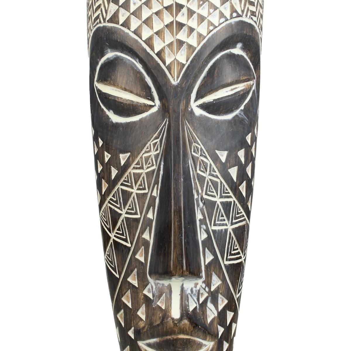 Διακοσμητικό ArteLibre Μάσκα Καφέ Polyresin 10.2x7x40.5cm - Hippiehome.gr