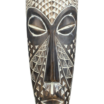 Διακοσμητικό ArteLibre Μάσκα Καφέ Polyresin 10.2x7x40.5cm - Hippiehome.gr