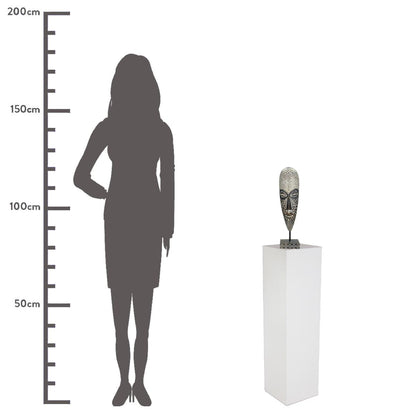 Διακοσμητικό ArteLibre Μάσκα Καφέ Polyresin 10.2x7x40.5cm - Hippiehome.gr