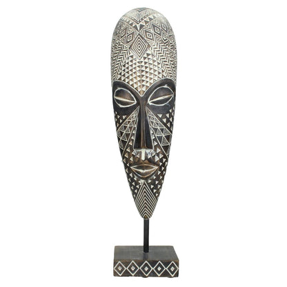 Διακοσμητικό ArteLibre Μάσκα Καφέ Polyresin 10.2x7x40.5cm - Hippiehome.gr