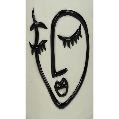 Κασπώ ArteLibre Πρόσωπο Λευκό Κεραμικό 11.5x11.5x12.5cm - Hippiehome.gr