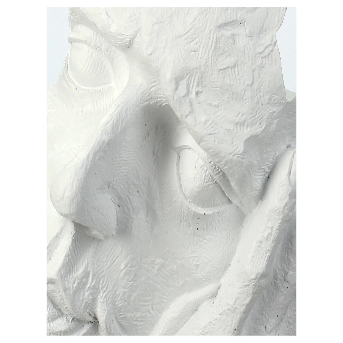 Διακοσμητικό ArteLibre Πρόσωπο Λευκό Polyresin 15.5x13x33cm - Hippiehome.gr