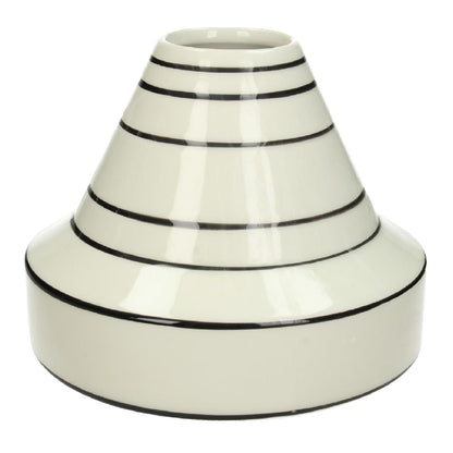 Βάζο ArteLibre Λευκό Κεραμικό 20x20x16cm - Hippiehome.gr