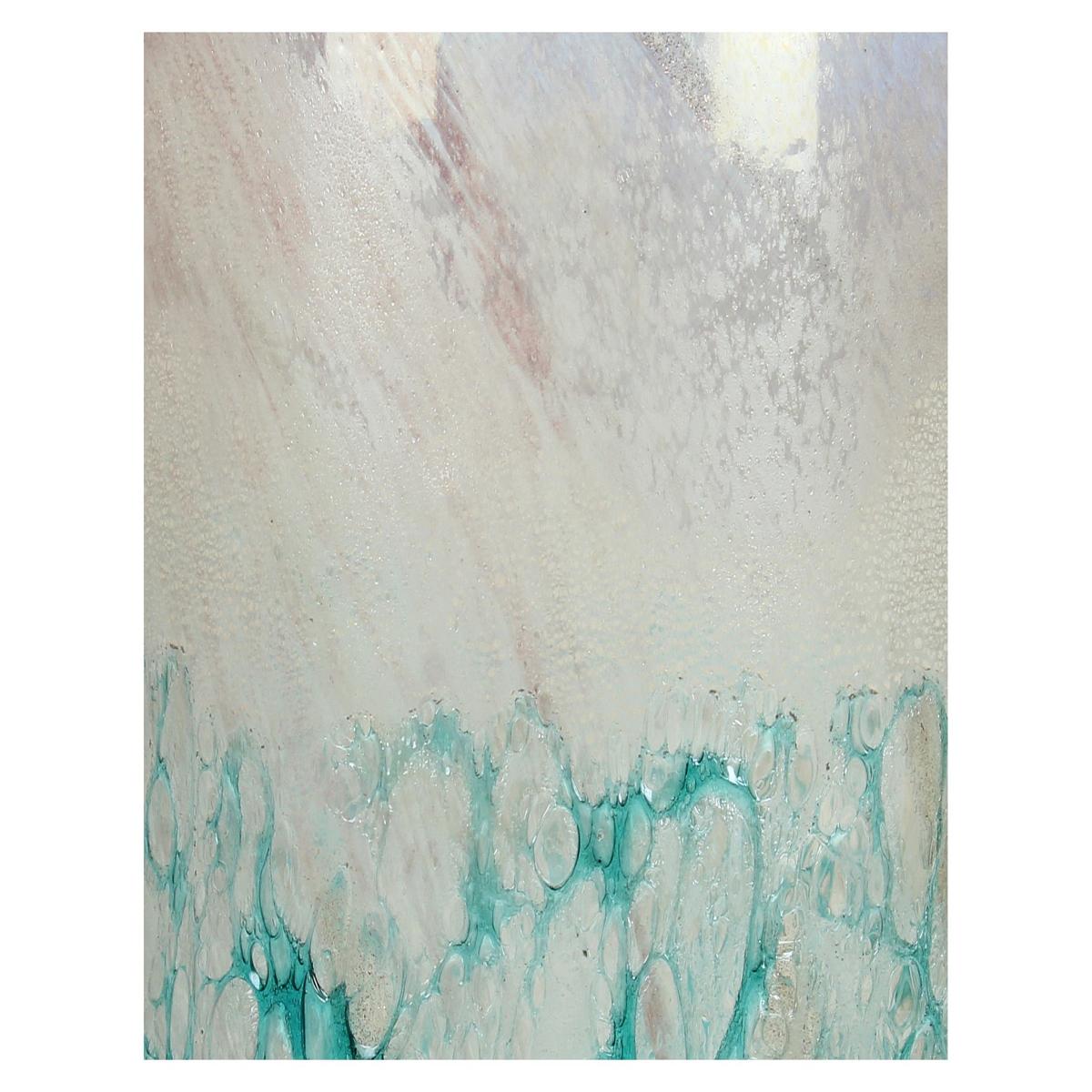 Βάζο ArteLibre Τιρκουάζ Γυαλί 12x12x36cm - Hippiehome.gr