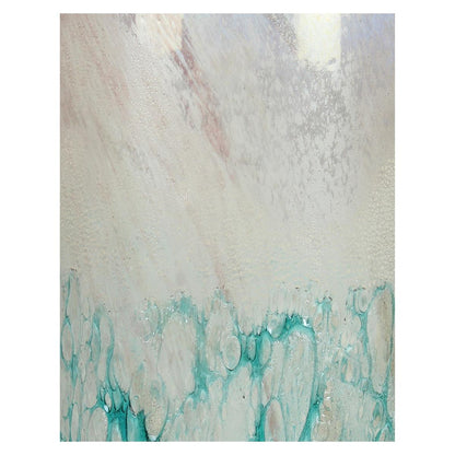 Βάζο ArteLibre Τιρκουάζ Γυαλί 12x12x36cm - Hippiehome.gr