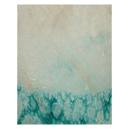 Βάζο ArteLibre Τιρκουάζ Γυαλί 13x13x42cm - Hippiehome.gr