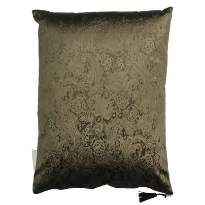 Μαξιλάρι ArteLibre Paisley Καφέ Βελούδο 45x45cm - Hippiehome.gr
