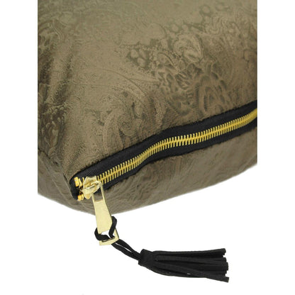 Μαξιλάρι ArteLibre Paisley Καφέ Βελούδο 45x45cm - Hippiehome.gr