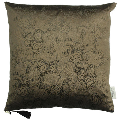 Μαξιλάρι ArteLibre Paisley Καφέ Βελούδο 45x45cm - Hippiehome.gr
