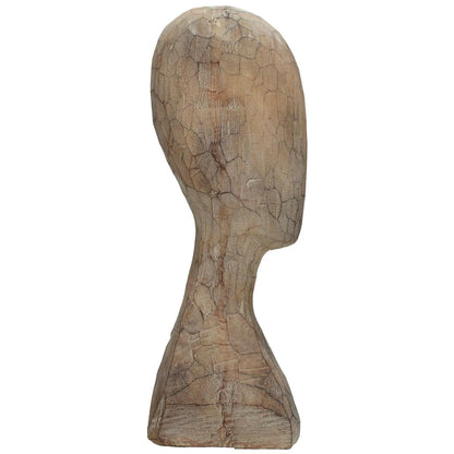 Διακοσμητικό ArteLibre Κεφάλι Καφέ Polyresin 15.5x14x30cm - Hippiehome.gr
