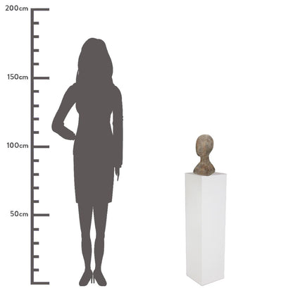 Διακοσμητικό ArteLibre Κεφάλι Καφέ Polyresin 15.5x14x30cm - Hippiehome.gr