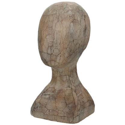 Διακοσμητικό ArteLibre Κεφάλι Καφέ Polyresin 15.5x14x30cm - Hippiehome.gr