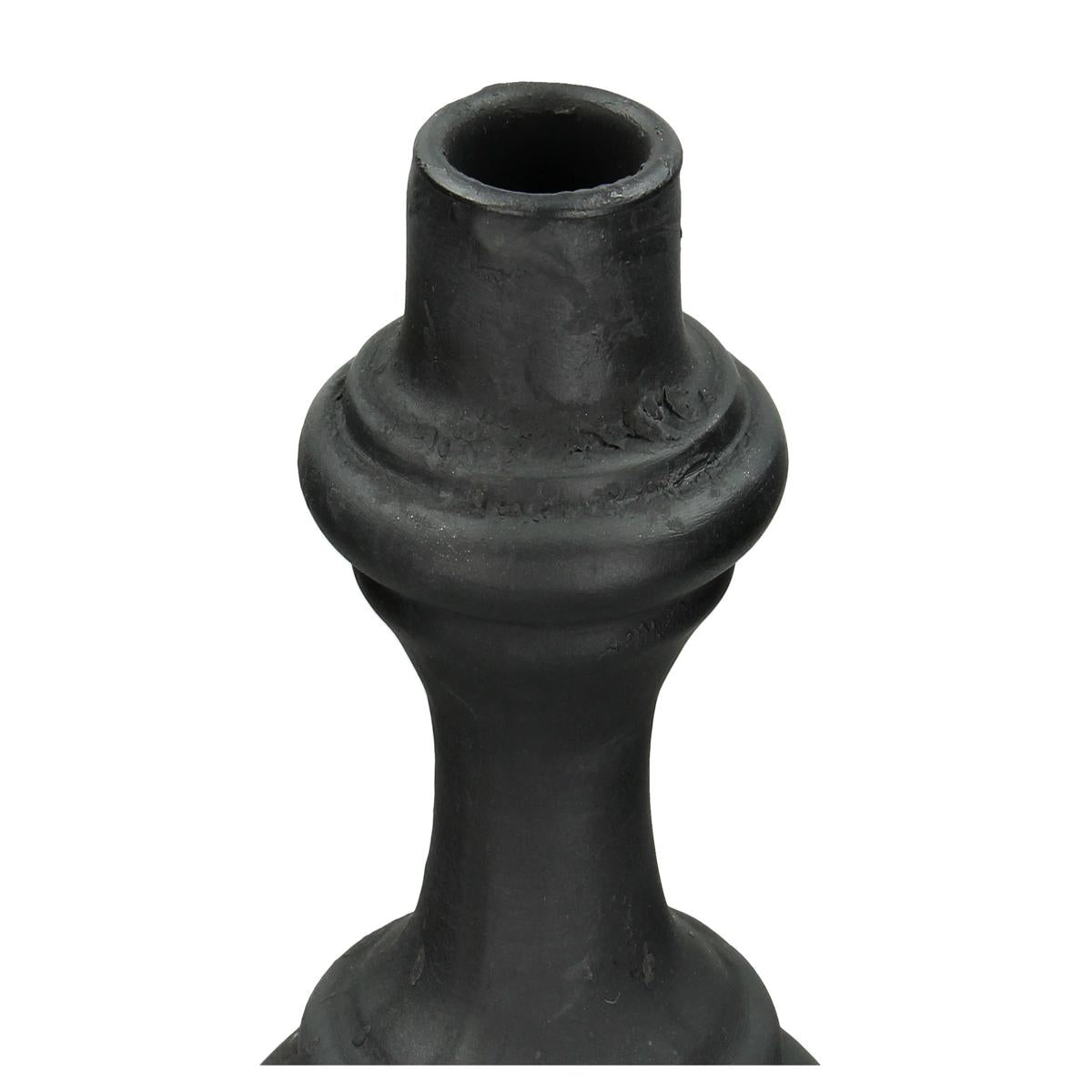 Κηροπήγιο ArteLibre Μαύρο Polyresin 13x13x44cm - Hippiehome.gr