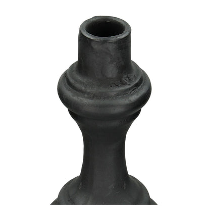 Κηροπήγιο ArteLibre Μαύρο Polyresin 13x13x44cm - Hippiehome.gr