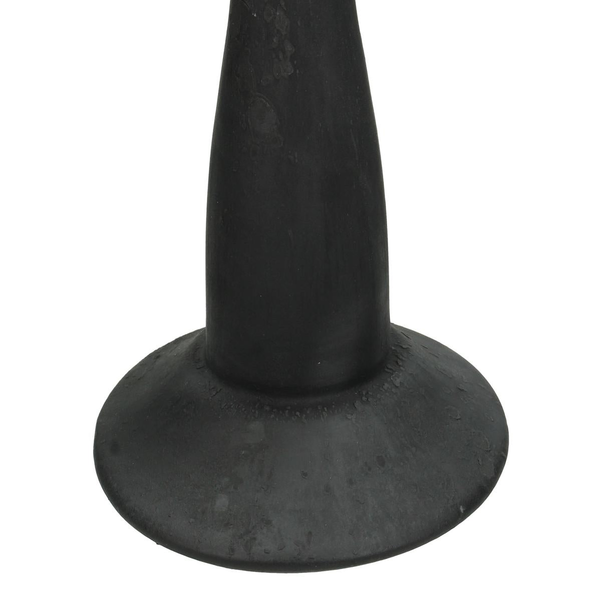 Κηροπήγιο ArteLibre Μαύρο Polyresin 13x13x44cm - Hippiehome.gr