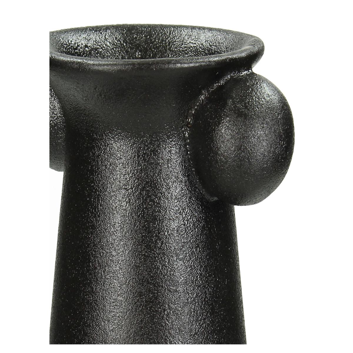 Βάζο ArteLibre Μαύρο Κεραμικό 12.5x12.5x33cm - Hippiehome.gr