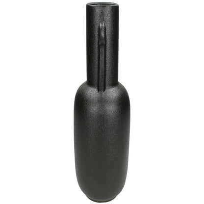 Βάζο ArteLibre Μαύρο Κεραμικό 13x13x33.5cm - Hippiehome.gr