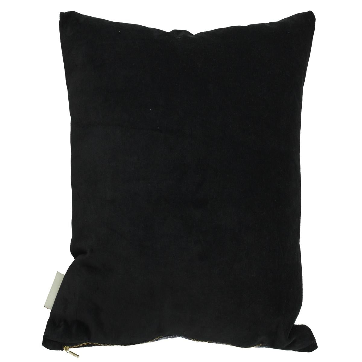 Μαξιλάρι ArteLibre Δέρμα Φιδιού Μπλε Βελούδο 45x45cm - Hippiehome.gr