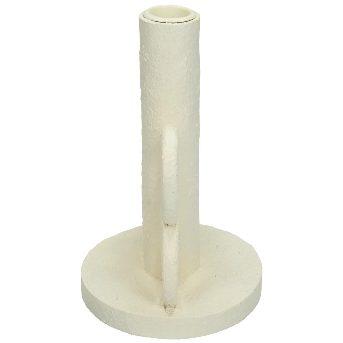 Κηροπήγιο ArteLibre Λευκό Polyresin 11x11x12.4cm - Hippiehome.gr