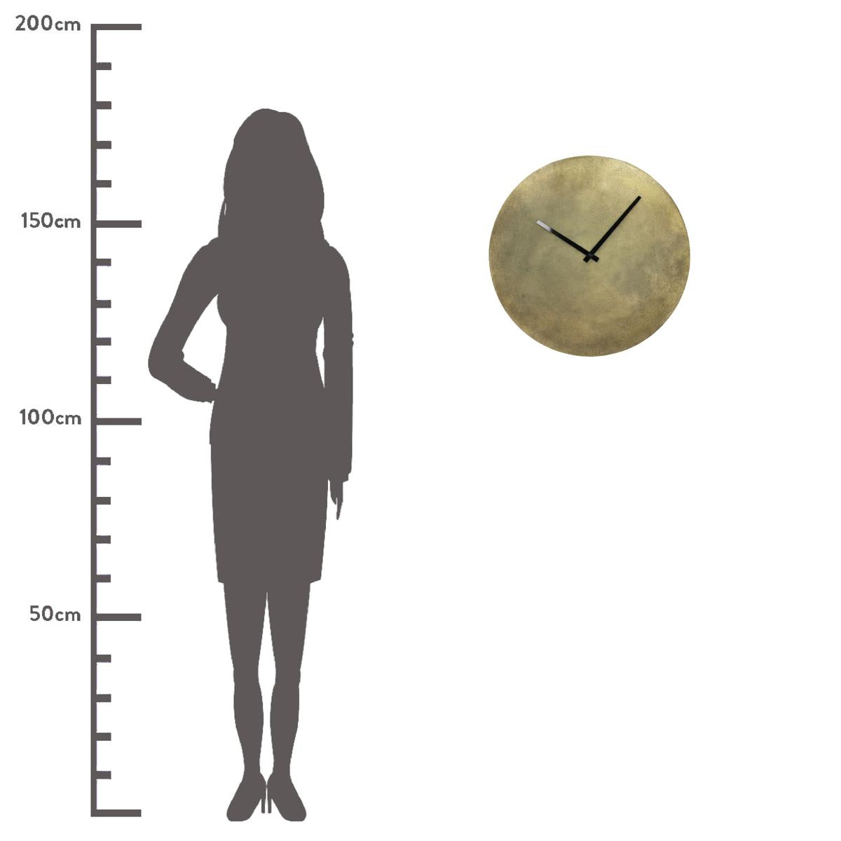 Ρολόι Τοίχου ArteLibre Χρυσό Μέταλλο 50x3x50cm - Hippiehome.gr