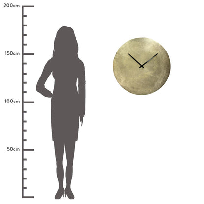 Ρολόι Τοίχου ArteLibre Χρυσό Μέταλλο 60x3x60cm - Hippiehome.gr