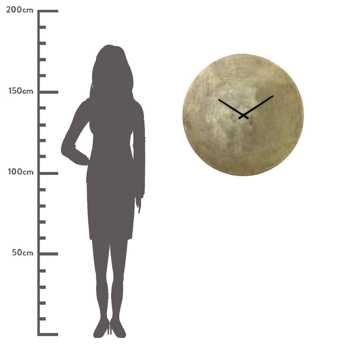 Ρολόι Τοίχου ArteLibre Χρυσό Μέταλλο 75x3x75cm - Hippiehome.gr