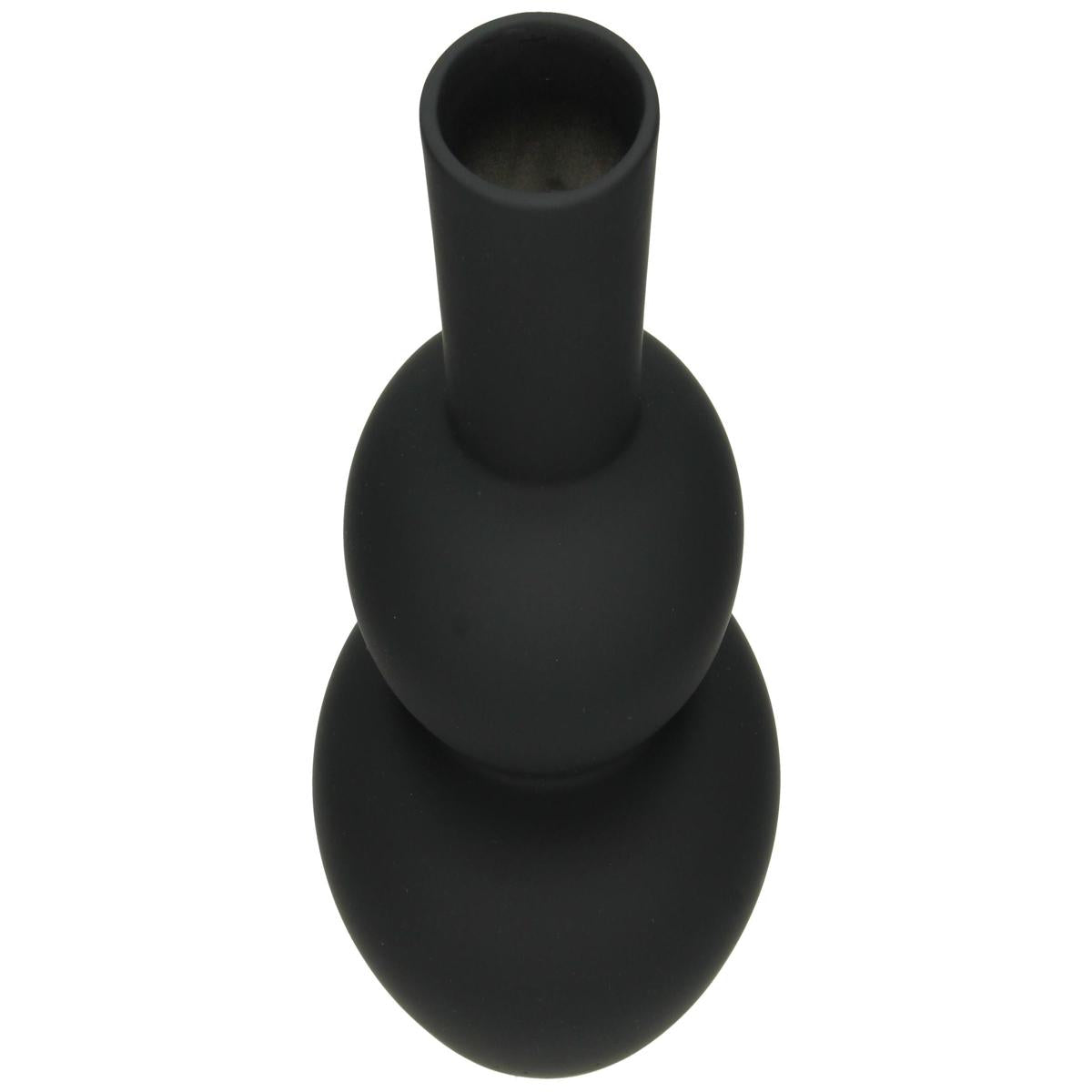 Βάζο ArteLibre Μαύρο Δολομίτης 10.7x10.7x19.7cm - Hippiehome.gr